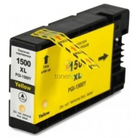 Kompatibilný Canon PGI-1500 XL / PGI1500 XL Y Yellow - žltá cartridge s čipom - 16 ml