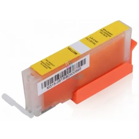 Kompatibilný Canon CLI-571 / CLI571 Y Yellow - žltá cartridge s čipom - 12 ml