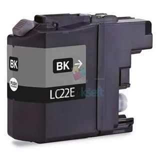 Kompatibilný Brother LC-22E / LC22E XL BK Black - čierna cartridge s čipom - 60 ml