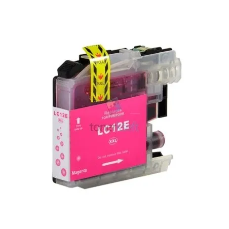 Kompatibilný Brother LC-12E / LC12E XL M Magenta - červená cartridge s čipom - 15 ml