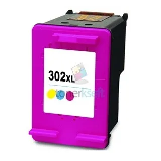 Kompatibilný HP 302 XL / F6U67A HP č.302 XL C Color - tříbarevrná cartridge s čipom - 15 ml