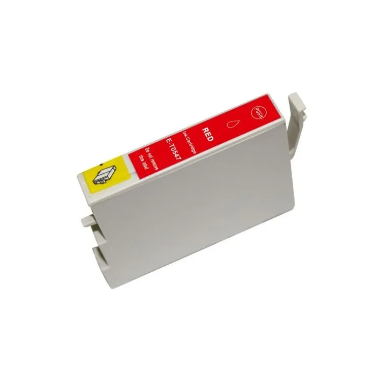 Kompatibilní Epson T0547 / T-0547 R Red - červená cartridge s čipem - 18 ml