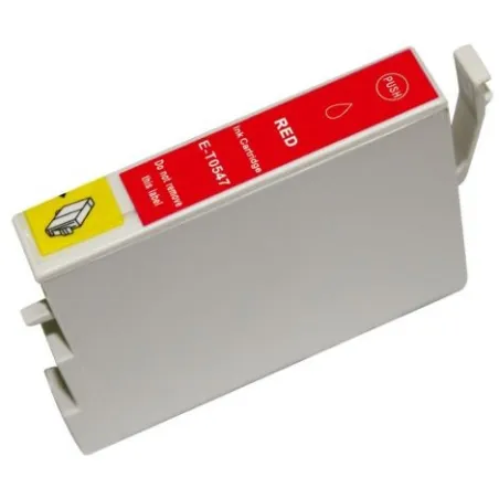 Kompatibilní Epson T0547 / T-0547 R Red - červená cartridge s čipem - 18 ml