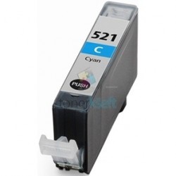 Kompatibilný Canon CLI-521 / CLI521 C Cyan - modrá cartridge s čipom - 15 ml