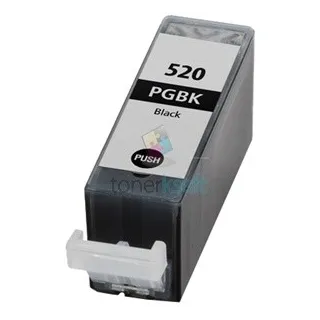 Kompatibilný Canon PGI-520 / PGI520 BK Black - čierna cartridge s čipom - 25 ml