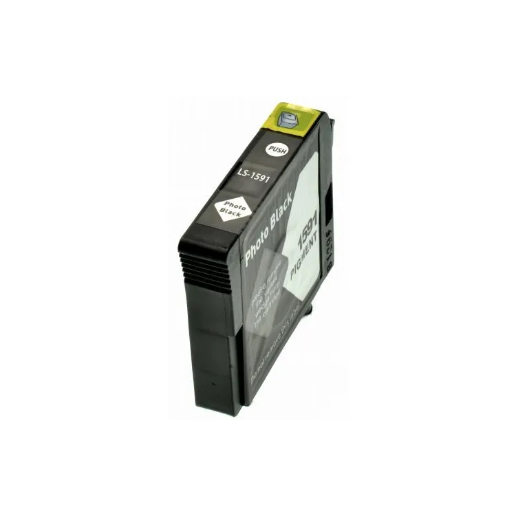 Kompatibilní Epson T1591 / T-1591 PBK Photo Black - černá cartridge s čipem - 32 ml