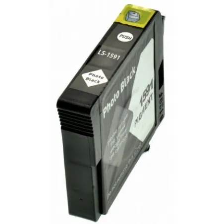 Kompatibilní Epson T1591 / T-1591 PBK Photo Black - černá cartridge s čipem - 32 ml