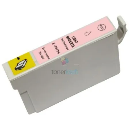 Kompatibilný Epson T0796 / T-0796 LM Light Magenta - červená cartridge s čipom - 18 ml