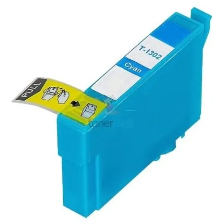 Kompatibilný Epson T1302 / T-1302 C Cyan - modrá cartridge s čipom - 18 ml