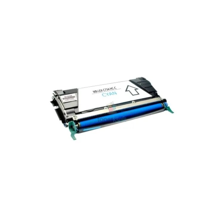 Lexmark C734A2CG - C734 C Cyan - modrý kompatibilný toner - 6.000 strán, 100% Nový