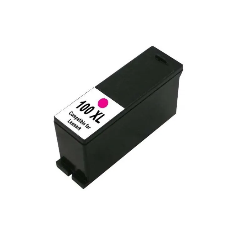 Lexmark 100 XL / 100XL 14N1070E M Magenta - červená kompatibilní cartridge s čipem -16 ml