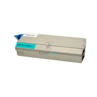 OKI 41304211 (C7000 / C7200) C Cyan - modrý kompatibilný toner - 10.000 strán, 100% Nový