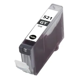 Kompatibilní Canon CLI-521 / CLI521 G Grey - šedá cartridge s čipem - 15 ml