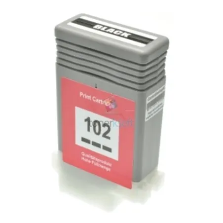 Kompatibilný Canon PFI-102BK / PFI102BK (0895B001) Black - čierna cartridge s čipom - 130 ml