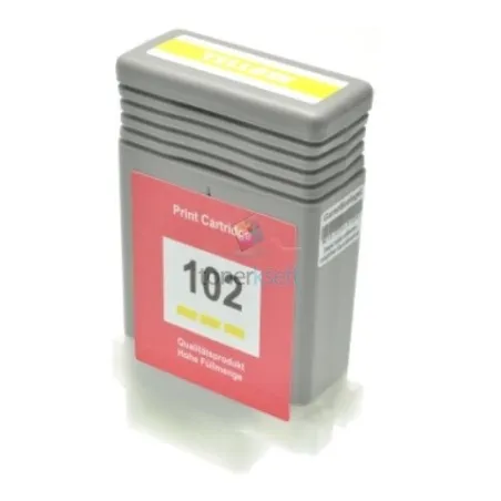 Kompatibilný Canon PFI-102Y / PFI102Y (0898B001) Yellow - žltá cartridge s čipom - 130 ml