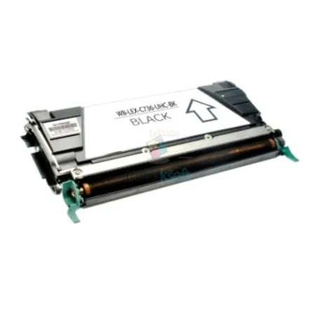 Lexmark C736H2KG - C736 BK Black - čierny kompatibilný toner - 12.000 strán, 100% Nový