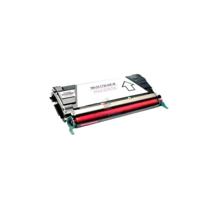 Lexmark C736H2MG - C736 M Magenta - červený kompatibilný toner - 10.000 strán, 100% Nový