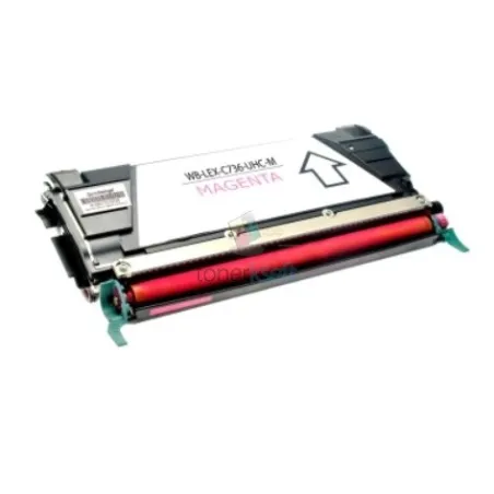 Lexmark C736H2MG - C736 M Magenta - červený kompatibilný toner - 10.000 strán, 100% Nový