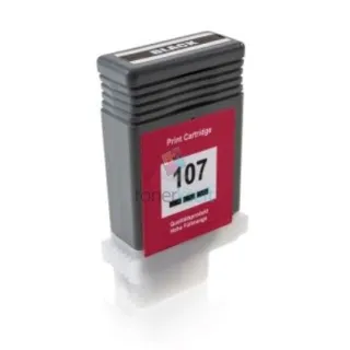 Kompatibilný Canon PFI-107BK / PFI107BK (6705B001) Black - čierna cartridge s čipom - 130 ml