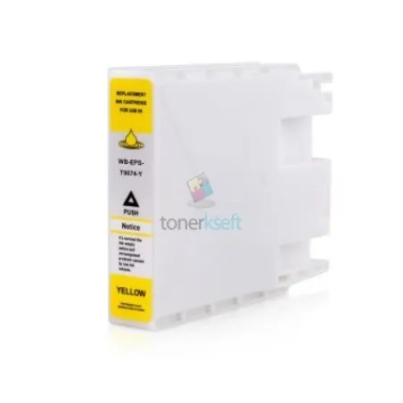 Kompatibilný Epson T9074 / T-9074 XL (C13T907440) Y Yellow - žltá cartridge s čipom - 80 ml