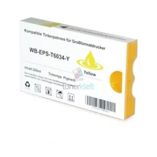 Kompatibilný Epson T6034 / T-6034 XL (C13T603400) Y Yellow - žltá cartridge s čipom - 220 ml