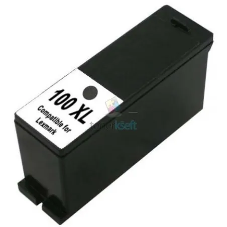 Lexmark 100 XL / 100XL 14N1068E BK Black - čierna kompatibilné cartridge s čipom - 26 ml