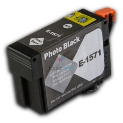 Kompatibilný Epson T1571 / T-1571 PBK Photo Black - foto čierna cartridge s čipom - 32 ml