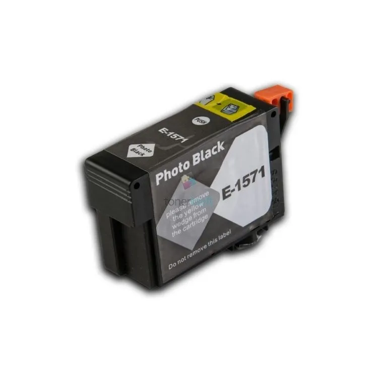 Kompatibilný Epson T1571 / T-1571 PBK Photo Black - foto čierna cartridge s čipom - 32 ml