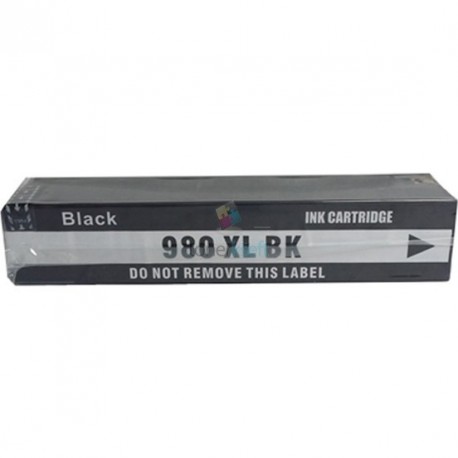 HP 980 XL / HP č.980 XL (D8J10A) BK Black - čierna kompatibilné cartridge s čipom - 204 ml