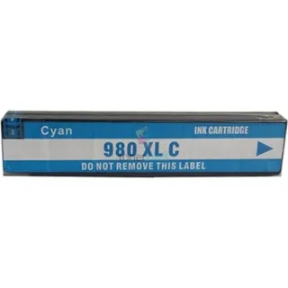 HP 980 XL / HP č.980 XL (D8J07A) C Cyan - modrá kompatibilný cartridge s čipom - 120 ml