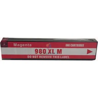 HP 980 XL / HP č.980 XL (D8J08A) M Magenta - červená kompatibilný cartridge s čipom - 120 ml