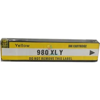 HP 980 XL / HP č.980 XL (D8J09A) Y Yellow - žltá kompatibilné cartridge s čipom - 120 ml