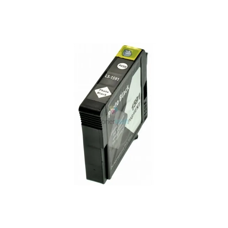 Kompatibilný Epson T1591 / T-1591 PBK Photo Black - čierna cartridge s čipom - 32 ml