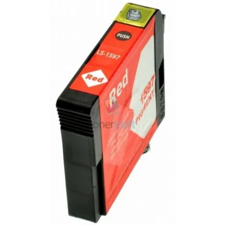 Kompatibilný Epson T1597 / T-1597 R Red - červená cartridge s čipom - 32 ml