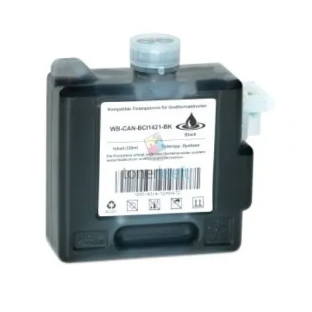 Kompatibilný Canon BCI-1421BK / BCI1421BK (8367A001) BK Black - čierna cartridge s čipom - 330 ml