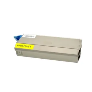 OKI 41304209 C7000 / C7200 Y Yellow - žlutý toner s čipem - 10.000 stran