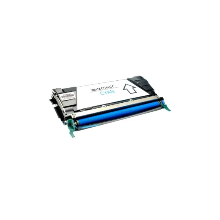 Lexmark C734A1CG / C734A2CG - C734 C Cyan - modrý toner s čipem - 6.000 stran