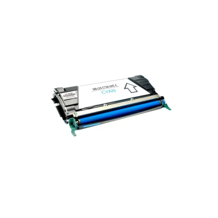 Lexmark C736H1CG / C736H2CG - C736 C Cyan - modrý toner s čipem - 10.000 stran