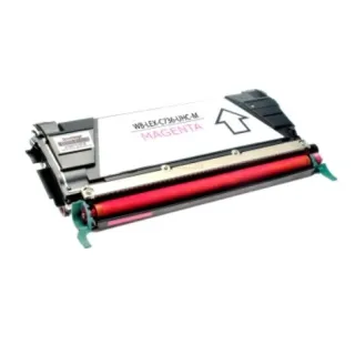 Lexmark C736H1MG / C736H2MG - C736 M Magenta - červený toner s čipem - 10.000 stran