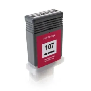 Kompatibilní Canon PFI-107MBK / PFI107MBK 6704B001 Matte Black - černá cartridge s čipem - 130 ml