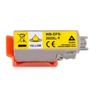 Kompatibilní Epson 202XL / 202 XL C13T02H44010 Y Yellow - žlutá cartridge s čipem - 12 ml