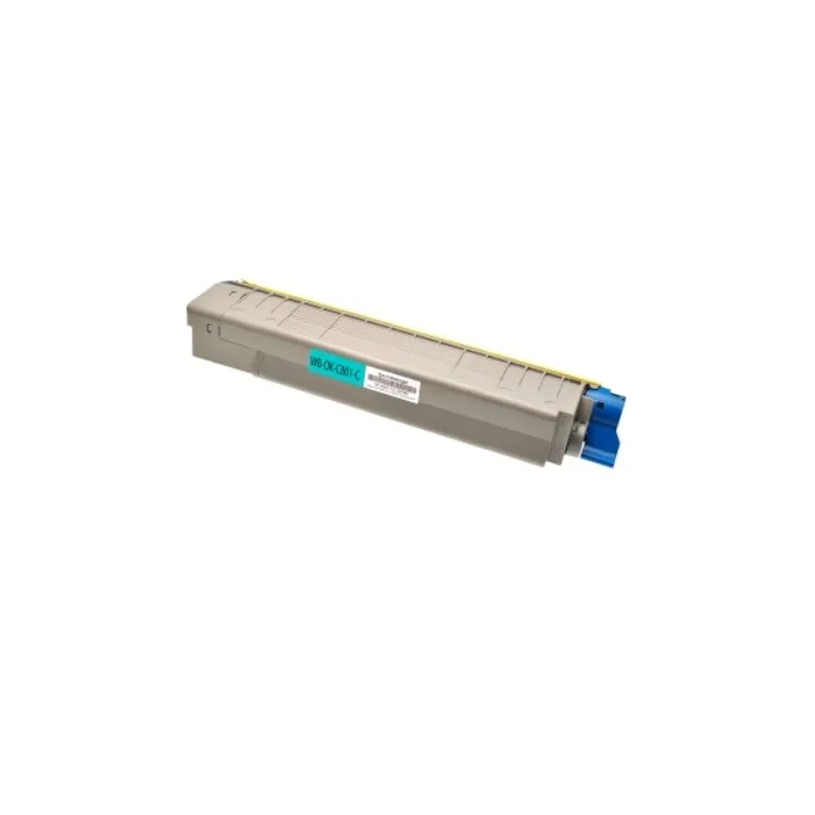 OKI 44643003 C801 / C821 C Cyan - modrý toner s čipem - 7.300 stran