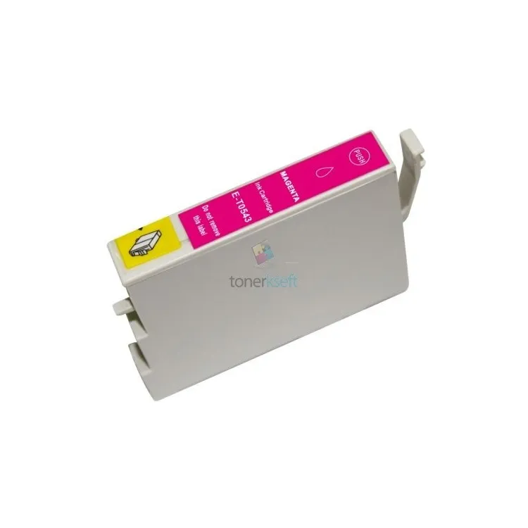 Kompatibilný Epson T0543 / T-0543 M Magenta - červená cartridge s čipom - 18 ml