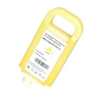 Kompatibilní Canon PFI-701Y / PFI701Y 0903B001 Yellow - žlutá cartridge s čipem - 700 ml