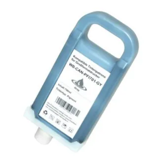 Kompatibilní Canon PFI-701GY / PFI701GY 0909B001 Gray - šedá cartridge s čipem - 700 ml