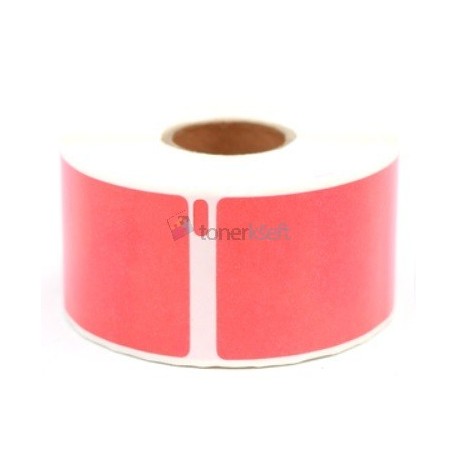 Dymo 99012 (S0722400) - Kompatibilný papierové štítky / etikety samolepiace Adresné štítky - 89mm x 36mm, Červené
