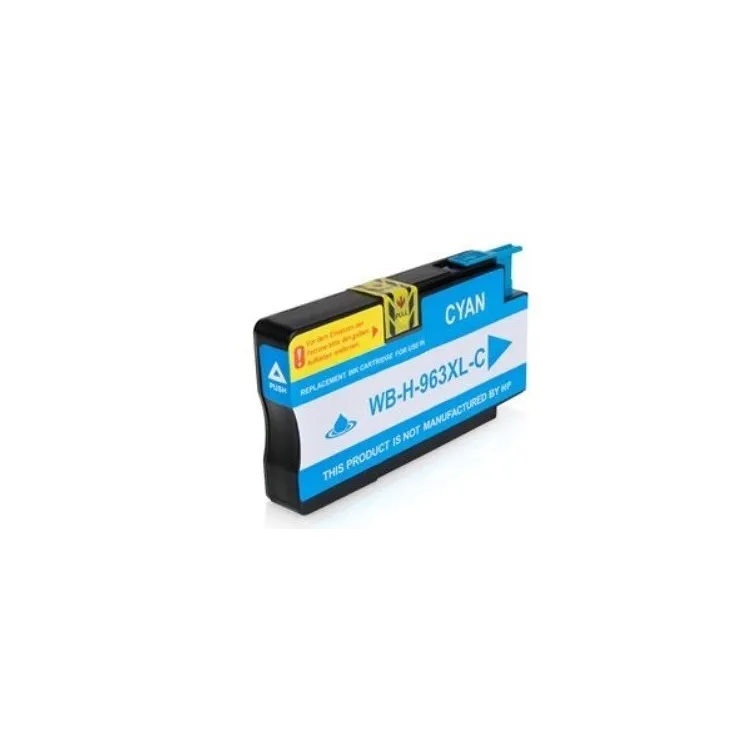 Kompatibilný HP 963 XL / 3JA27AE HP č.963 XL C Cyan - modrá cartridge s čipom - 25,5 ml