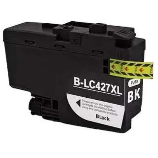 Kompatibilný Brother LC-427XL / LC427XL BK Black - čierna cartridge s čipom - 110 ml