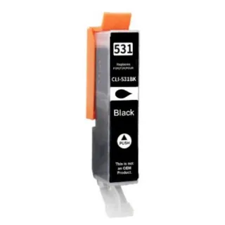 Kompatibilný Canon CLI-531 / CLI531XL BK Black - čierna cartridge s čipom - 13 ml