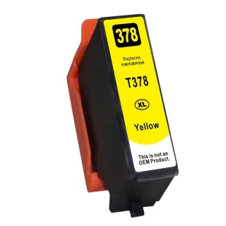 Kompatibilný Epson T3784 XL / T-3784 XL (378XL) C13T37844010 Y Yellow - žltá cartridge s čipom - 13 ml